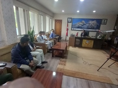 संस्कृति,पर्यटन तथा नागरिक उड्डयन मन्त्री श्री हितबहादुर तामाङ ज्यु संग भेटघाट